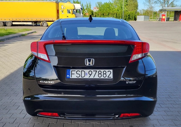 Honda Civic cena 39999 przebieg: 129832, rok produkcji 2012 z Drezdenko małe 781